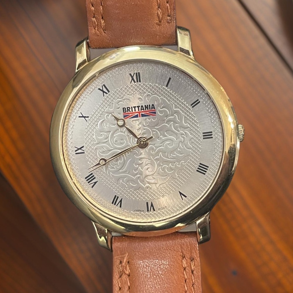 BRITTANIA Men’s wristwatch excellent condition with a beautiful dial. Ru…